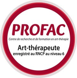 Art-thérapeute formée par PROFAC